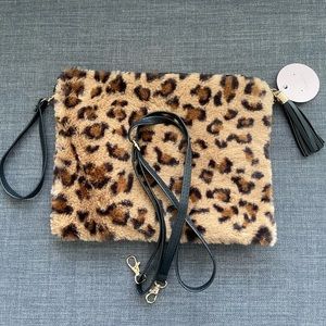 Leopard Print Teddy Faux
